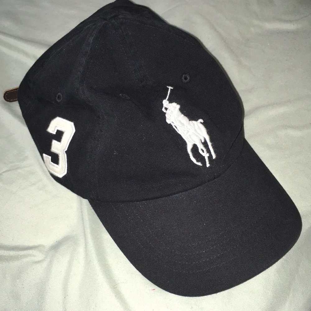 Polo Ralph Lauren hat leather buckle strap NWOT